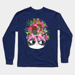 Crazy in the Coconuts Cat Long Sleeve T-Shirt